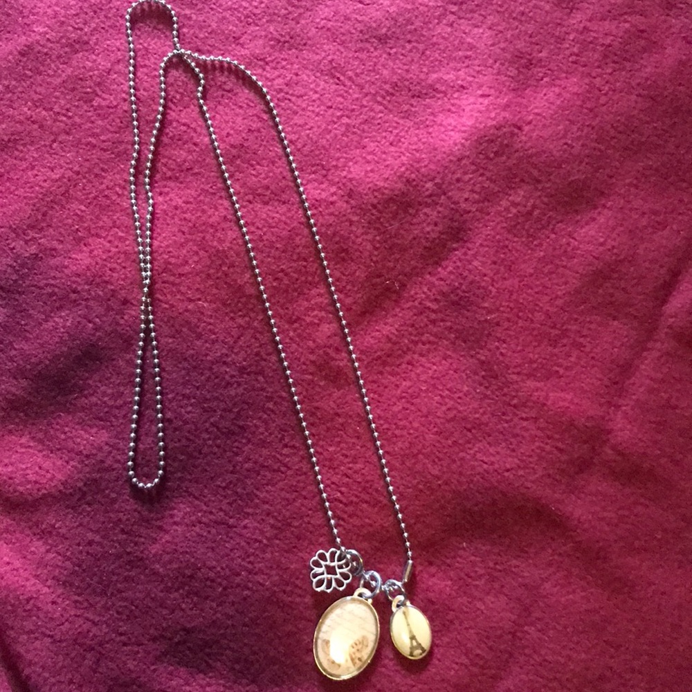 Lucy Lu Designer charm necklace